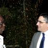 Winston Sill / Freelance Photographer
Mayor of Kingston Desmond McKenzie (left) welcomes Yuval Csillag to the party.
*****************************************************************
host Appreciation Party, held at Eden Gardens, Lady Musgrave Road on Thursday night December 30, 2010.