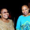 Winston Sill / Freelance Photographer
Thandi Fadone (left);  and Mathu Joyini (right), new South African High Commissioner to Jamaica.

****************************************************Mayor Desmond McKenzie host Appreciation Party, held at Eden Gardens, Lady Musgrave Road on Thursday night December 30, 2010. Here are Thandi Fadone (left);  South Africa, Washington; and Mathu Joyini (right), new South African High Commissioner to Jamaica.