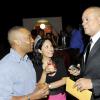 Rudolph Brown/Photographer
Leighton Davis, (right) director of Wealth Magazine  chats with Tray and Elvia Hyde at the launch of the magazine's Business Access TV Show at the Terra Nova All-Suite Hotel on Tuesday.



, January 4-2011.