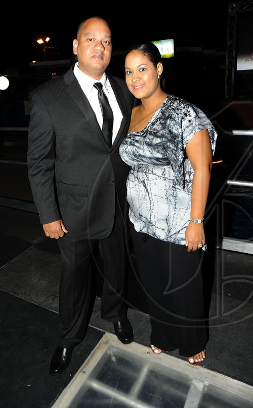 Rudolph Brown/Photographer
Leighton Davis Director of Wealth Magazine Business Assess pose with his wife Aida at the launch of their Wealth Business Access TV Show launch at the Terra Nova Hotel in Kingston on Tuesday, January 4-2011.