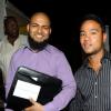 Rudolph Brown/Photographer
Ziva Rahaman, (left) Chairman and Matthew Moo, Regional Director Caraworks at the launch of their Wealth Business Access TV Show launch at the Terra Nova Hotel in Kingston on Tuesday, January 4-2011.