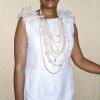 Barbara Ellington/Lifestyle Editor
The lovely Beverly Martin is enjoying her retirement and that includes remaining active on behalf of her land of birth. She looks fabulous in this shedes of white ensemble.