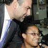 Ian Allen/Photographer
Jesus Silva bids farewell to Gleaner Editorial staff.
