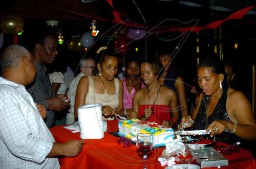 Winston Sill / Freelance Photographer
Angella Brown-Burke celebrates her birthday with family, friends and party colleague at party, held at The Quad, New Kingston on Monday night April 26, 2010.