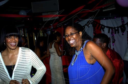 Winston Sill / Freelance Photographer
Angella Brown-Burke celebrates her birthday with family, friends and party colleague at party, held at The Quad, New Kingston on Monday night April 26, 2010.