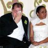 Colin Hamilton/Freelance Photographer
Audley Shaw and Susan Duhaney's weds on Sunday March 21, 2010 at their St. Andrew home followed by a reception at the Terra Nova Hotel.
A softer side to the minister who is caught wiping away tears.
