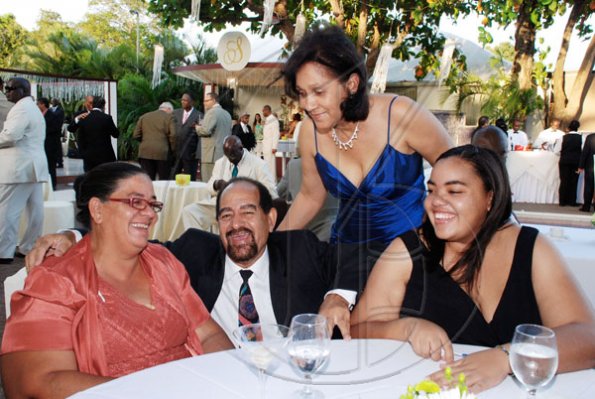 Colin Hamilton/Freelance Photographer
Audley Shaw and Susan Duhaney's weds on Sunday March 21, 2010 at their St. Andrew home followed by a reception at the Terra Nova Hotel.
From left, Audrea Shaw-Green, Bernard Shaw, Jean Shaw and Kaydeane Green.( Audley's sister, cousin, cousin-in-law, and niece).