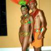 A beautiful combination of vibrant shades of orange and green.  Models Kandice Matthews and Jonathan Cabralis show off the Acropolis sponsored costume 

*******************************************************************************at the launch of Bacchanal 2010.

********************************************************************

Winston Sill / Freelance Photographer
Launch of Bacchanal Jamaica 2010 Carnival Season, under the theme "Bacchanal Treasures", held at Knutsford Court Hotel New Kingston on Wedneday January 20, 2010.