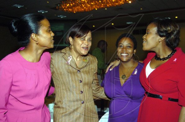 Peta-Gaye Clachar/Staff Photographer
at the Jamaica Reach to Recovery "Keeping with Breast Cancer" luncheon at the Jamaica Pegasus on Thursday, October 22, 2009.