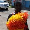 Ricardo Makyn/Staff Photographer
A PNP supporter in Riversdale By-election - N.E. St. Catherine