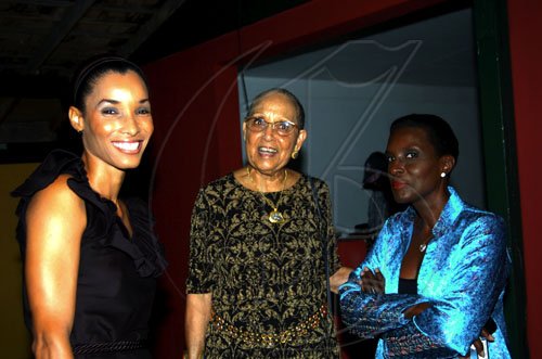 Winston Sill / Freelance Photographer
Enjoying the launch are (from left) Romae Gordon, Lois Lake-Sherwood and Myrtha DeSulme.

Pulse International Limited presents the Launch of CFW 10th Anniversary, held at Studio 38, Trafalgar Road on Tuesday February 9, 2010.