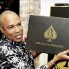 Winston Sill / Freelance Photographer
Bin 26 Wine Bar's Christopher Reckord showing off a case of Armand De Brignac, the number one ranked champagne in the world which is available now at Bin 26 Wine Bar.

***************************************************

Launch of Armand De Brignac Champagne, held at Bin 26, Devon House, Hope Road on Tuesday night July 5, 2011.
