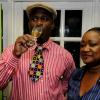 Winston Sill / Freelance Photographer
Colin Hylton (left) took a break from the kitchen while Minna Israel got a break from the bank and they both got to relax and sip on fine wine at the launch of Armand de Brignac, the world number one champagne held at Bin 26 Wine Bar, Devon House on July 5. 




Launch of Armand De Brignac Champagne, held at Bin 26, Devon House, Hope Road on Tuesday night July 5, 2011.