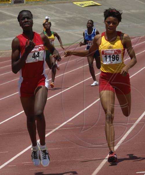 Ian Allen/Staff Photographer
Day 2 of the 2009 High School Boys and Girls Atlethics championships at the National Stadium.