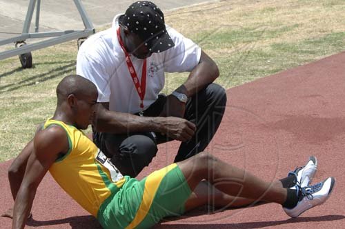 Ian Allen/Staff Photographer
Day 2 of the 2009 High School Boys and Girls Atlethics championships at the National Stadium.
