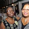 Rudolph Brown/Photographer
Lois Cooper, (left) human resources manager spends time with  Blanch Hylton.

******************************************************************** at the St. Catherine Co-operative Credit Union Christmas awards luncheon at Caymanas Golf and Country Club on Wednesday, December 22-2010