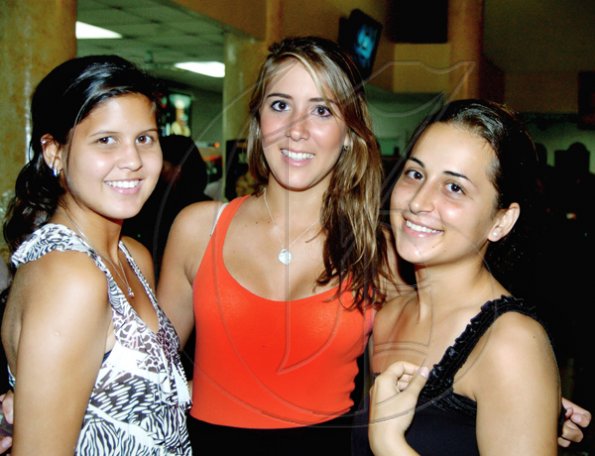 Winston Sill / Freelance Photographer
Twilight Saga fans (from left) Sydney Panton, Meaghan McConnell and Danielle Marzouca were out to see the latest installment, Eclipse.

Consular Corps of Jamaica host Reception for  Premiere of the movie Eclipse, held at Carib Cinema, Cross Roads on Tuesday night July 6, 2010..