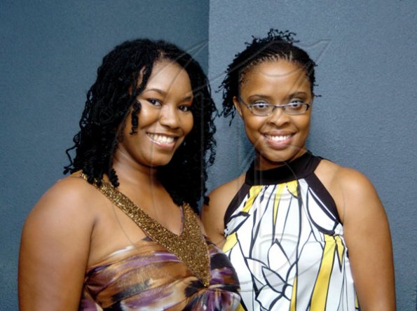 Winston Sill / Freelance Photographer
The appropriately named Sweets Lawrence (left) and Dionne Newman bless our camera.

Consular Corps of Jamaica host Reception for  Premiere of the movie Eclipse, held at Carib Cinema, Cross Roads on Tuesday night July 6, 2010..