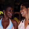 Colin Hamilton/freelance photographer
Nerma James (L) and Jacinth Lindo joke around during the Jamaica Cricket Festival 2010 Media Launch at the Acropolis Gaming Lounge on Tuesday March 9, 2010.