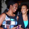 Colin Hamilton/freelance photographer
From left, Millicent Lynch and Lystra Sharp shares a joke at the Jamaica Cricket Festival 2010 Media Launch at the Acropolis Gaming Lounge on Tuesday March 9, 2010.