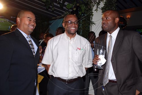Colin Hamilton/freelance photographer
From left, Gary Peart, Donovan White, and Nehemiah Perry
at the Jamaica Cricket Festival 2010 Media Launch at the Acropolis Gaming Lounge on Tuesday March 9, 2010.