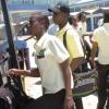 Ricardo Makyn/Staff Photographer.
Female Football  players on arrival at the Norman Manley International Airport on Tuesday 29.9.2009.