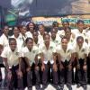 Ricardo Makyn/Staff Photographer.
Female Football  players on arrival at the Norman Manley International Airport on Tuesday 29.9.2009.
