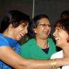 Winston Sill / Freelance Photographer
From left: Neryl Brydon, Joan Woodstock and Shirley Williams are having a grand time at the launch.

********************************************************************* he Edward Seaga Research Institute presents the official launch of two books, "Revelations and The Grenada Intervention", by Edward Seaga, held at the Hilton Kingston Hotel, New Kingston on Wednesday September 23, 2009.