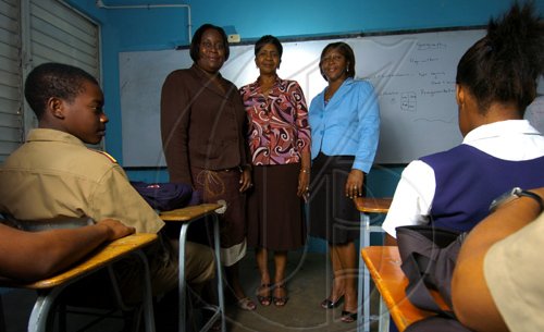 Ricardo Makyn/Staff Photographer.
Teachers at the St Andrew Technical High School.