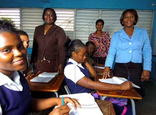 Ricardo Makyn/Staff Photographer.
Teachers at the St Andrew Technical High School.