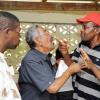 Ian Allen/Staff Photographer
Things nearly got ugly when it was discovered that there  were too many observers for the candidates in the voting area, elections director Noel Lee left and former JAS president senator Norman Grant tried to quell the disturbance.