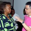 Colin?Hamilton/freelance photographer
Alex Soth, (Asian Cargo and Charter Consultancy) speaks with Dr. Carolyn Hayle (UWI) as the Caribbean Aerospace College hosted a dinner for a Singaporean Delegation comprising of members from the Singaporean Trade Counsel at the Jade Gardens Restaurant in the Sovereign Shopping Mall on Tuesday July 21, 2009.