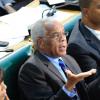 Rudolph Brown/Chief Photographer
Audley Shaw, Minister on Finance and the Public Service speaks on IMF in Parliament on Tuesday, July 21-2009.
