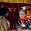 Winston Sill / Freelance Photographer
Shirley Maynier-Burke (right) gleefully accepts her award from the Wolmer's Girls' Alumnae president Dr Verna Reid.

Centenary Dinner, Dance and Awards Banquet, held at the Jamaica Pegasus Hotel, New Kingston on Friday night April 24, 2009.