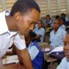 Rudolph Brown/Chief Photographer
Young Pilot Roberto Moreland take over a class on Teachers Day, at Windward Road Primary and Junior High at 141 Windward Road in Kingston on Wednesday May 6-2009.