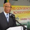Ricardo Makyn/Staff Photographer.
 Governor General the Most Hon.Patrick Allen addressing the audience at  the  Governor General's Consultative Youth Breakfast at the Caymanas Golf Club on Friday 15.5.2009.