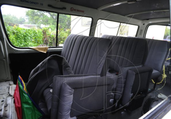 Ricardo Makyn/Staff Photographer.
The Ill Fated bus than ran into a gully in Hope Bay Portland killing two and also a Five yearold Child is missing.