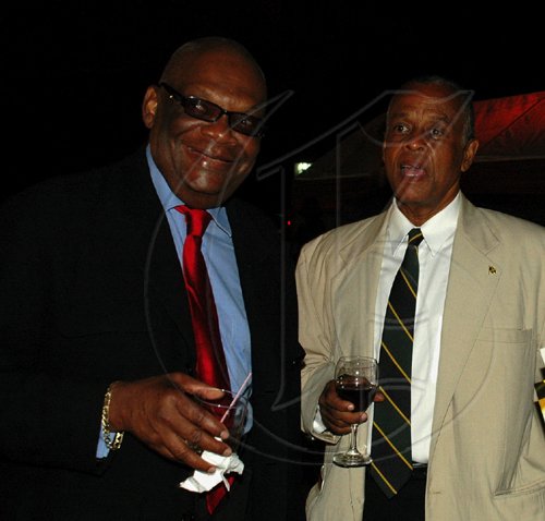 Colin Hamilton/freelance photographer
The legendary Count Prince Miller hanging out with Rae Barrett during the Opening Ceremony of the Inaugural Future Leaders Jamaican Diaspora Conference at the Mona Visitors Lodge on Tuesday August 4, 2009.