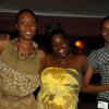 Colin Hamilton/freelance photographer
From left,  Jasinth Willshire; Juen Campbell and Yonique Myrie during the Opening Ceremony of the Inaugural Future Leaders Jamaican Diaspora Conference at the Mona Visitors Lodge on Tuesday August 4, 2009.