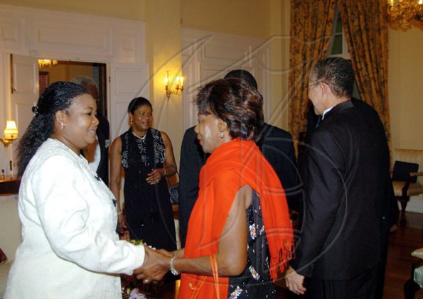 Winston Sill/Freelance Photographer
Governor General's dinner held in honour of the President of Tanzania, Jakaya Mrisho Kikwete at Kings House on Wednesday November 25, 2009.