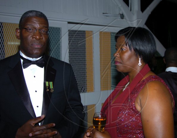 Winston Sill/Freelance Photographer
Acting Commissioner of Police Owen Ellington and wife Shirley were also out for the event.

Governor General's dinner held in honour of the President of Tanzania, Jakaya Mrisho Kikwete at Kings House on Wednesday November 25, 2009.