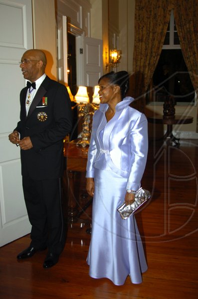 Winston Sill/Freelance Photographer
Governor General's dinner held in honour of the President of Tanzania, Jakaya Mrisho Kikwete at Kings House on Wednesday November 25, 2009.