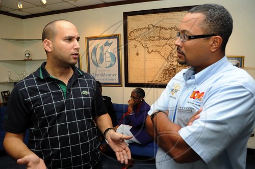 Rudolph Brown/Photographer
The Rotary Book Drive luncheon at the Gleaner company in Kingston on Tuesday, July 27-2010