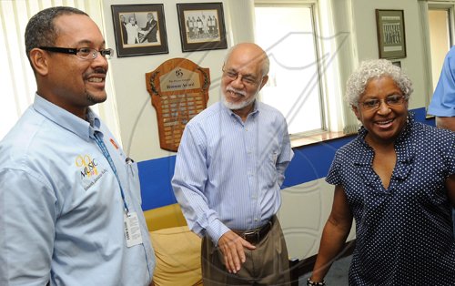 Rudolph Brown/Photographer
The Rotary Book Drive luncheon at the Gleaner company in Kingston on Tuesday, July 27-2010