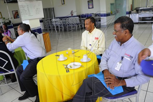 Ricardo Makyn/Staff Photographer.
Gleaners Birthday Breakfast Celebration at the Gleaner on Tuesday 13.4.2010.