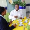 Ricardo Makyn/Staff Photographer.
Gleaners Birthday Breakfast Celebration at the Gleaner on Tuesday 13.4.2010.