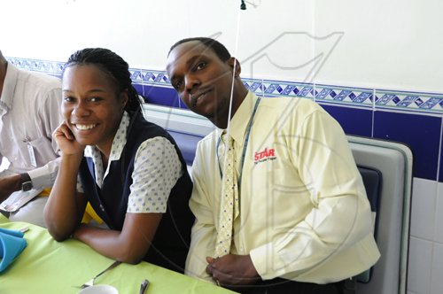 Ricardo Makyn/Staff Photographer.
Gleaners Birthday Breakfast Celebration at the Gleaner on Tuesday 13.4.2010.