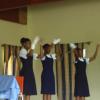 Westwood High School's musical quartet "Hands of Praise" perform an item during the Governor-General's visit to the school on Tuesday.
