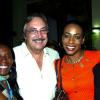 Winston Sill / Freelance Photographer
Hilton Kingston Hotel host Farewell Reception, held at Hilton Hotel, New Kingston on Tuesday night June 29, 2010. Here are ----------??/ (left); Robert Cartade (second left); Novelette  Green (second right); and Frank Rosheuvel (right).