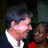 Winston Sill / Freelance Photographer
Hilton Kingston Hotel host Farewell Reception, held at Hilton Hotel, New Kingston on Tuesday night June 29, 2010. Here are Frank Rosheuvel (left); and Lorna Golding (right).